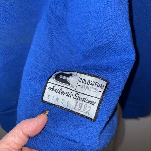 Duke Blue Devils Sweatshirt Royal Blue Pullover Colosseum Athletics Size M - Picture 4 of 7